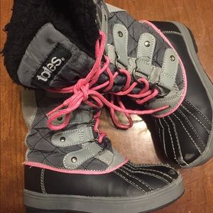 Totes Snow Boots Girls Size 12